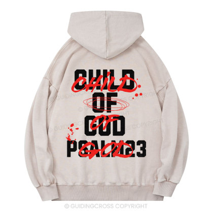 Child Of God Christian Washed Hoodie 