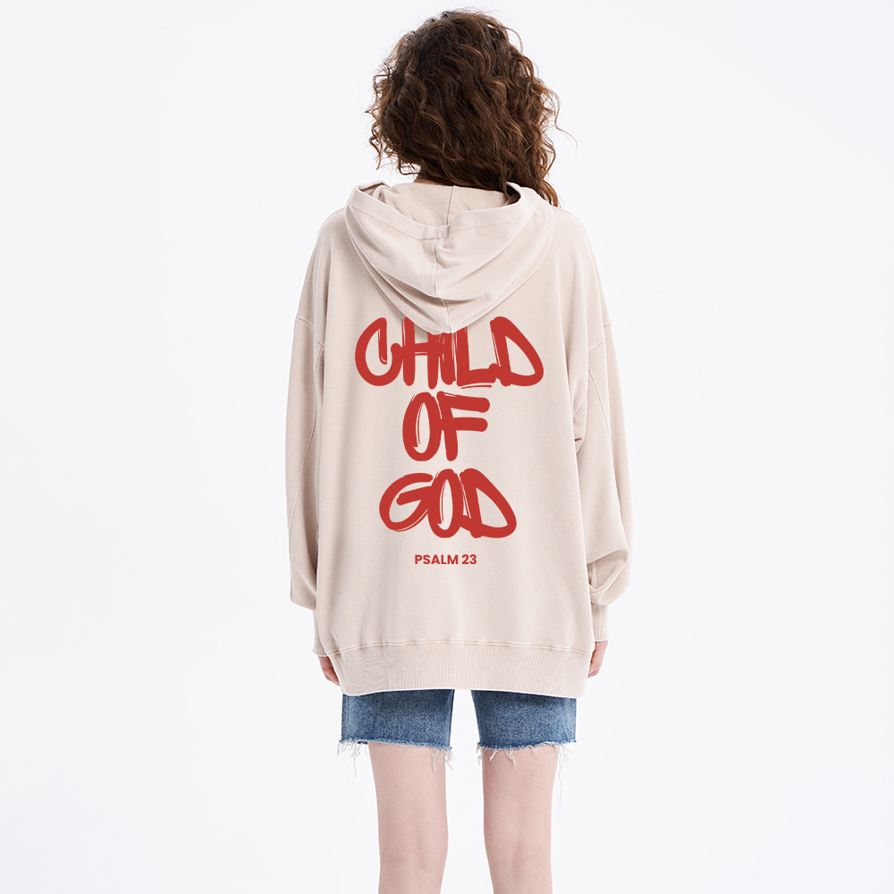 Child Of God Christian Washed Hoodie