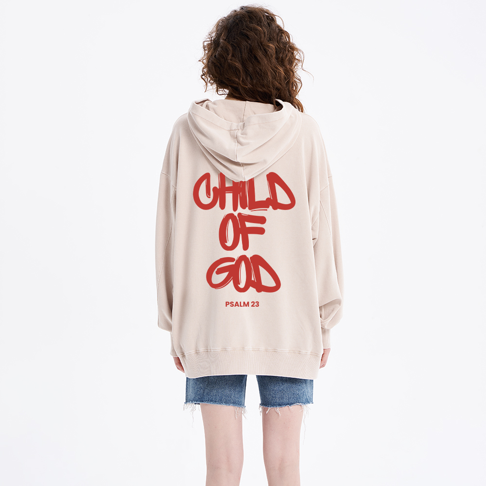 Child Of God Christian Washed Hoodie