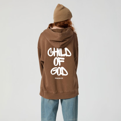 Child Of God Christian Washed Hoodie