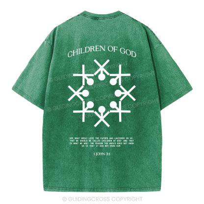 Child Of God Christian Washed T-Shirt
