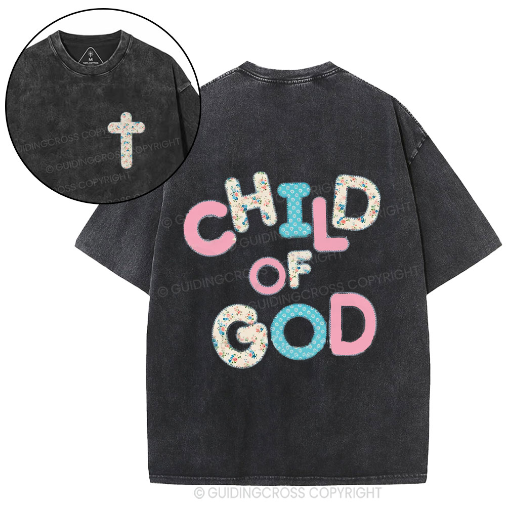 Child Of God Christian Washed T-Shirt