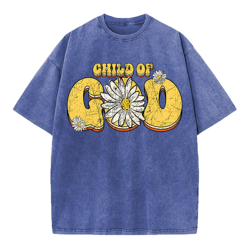 Child Of God Christian Washed T-Shirt