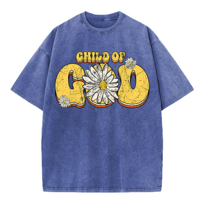 Child Of God Christian Washed T-Shirt