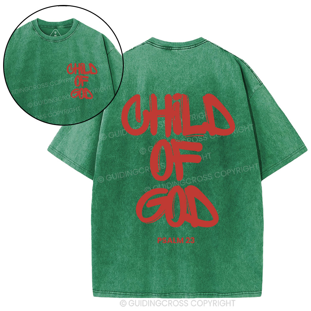 Child Of God Christian Washed T-Shirt