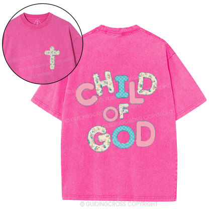 Child Of God Christian Washed T-Shirt