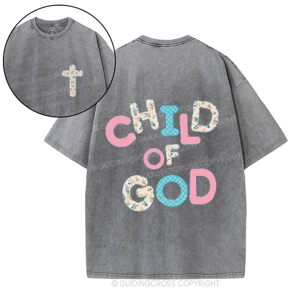 Child Of God Christian Washed T-Shirt