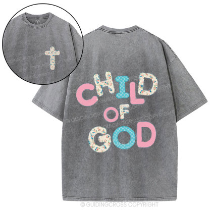 Child Of God Christian Washed T-Shirt