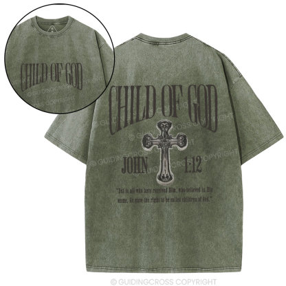 Child Of God Christian Washed T-Shirt