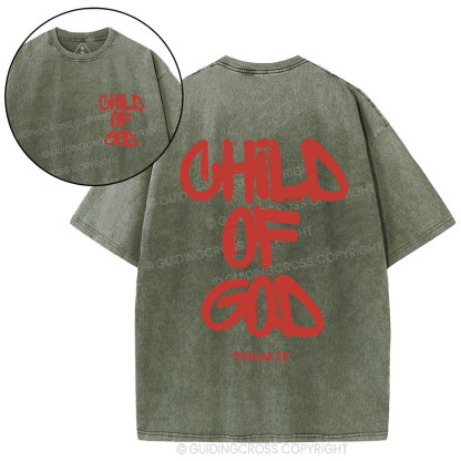 Child Of God Christian Washed T-Shirt