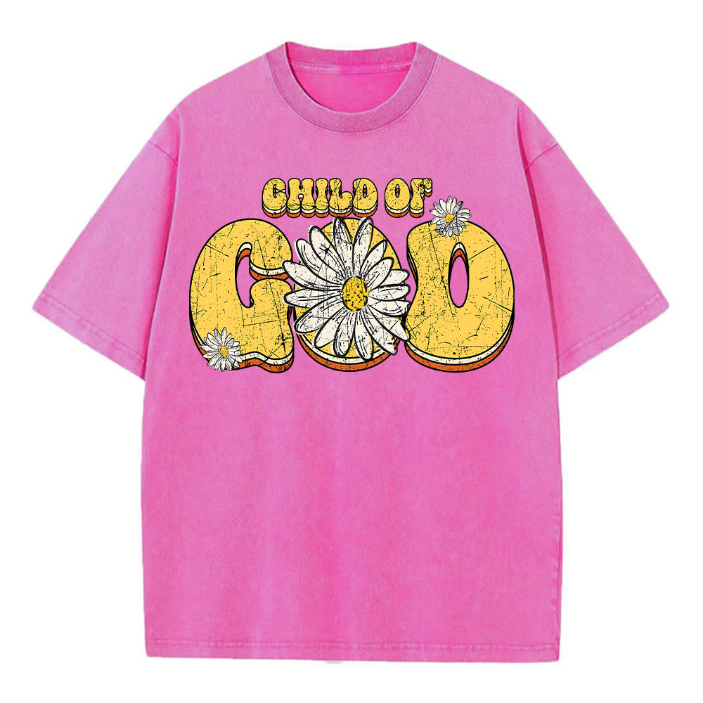 Child Of God Christian Washed T-Shirt