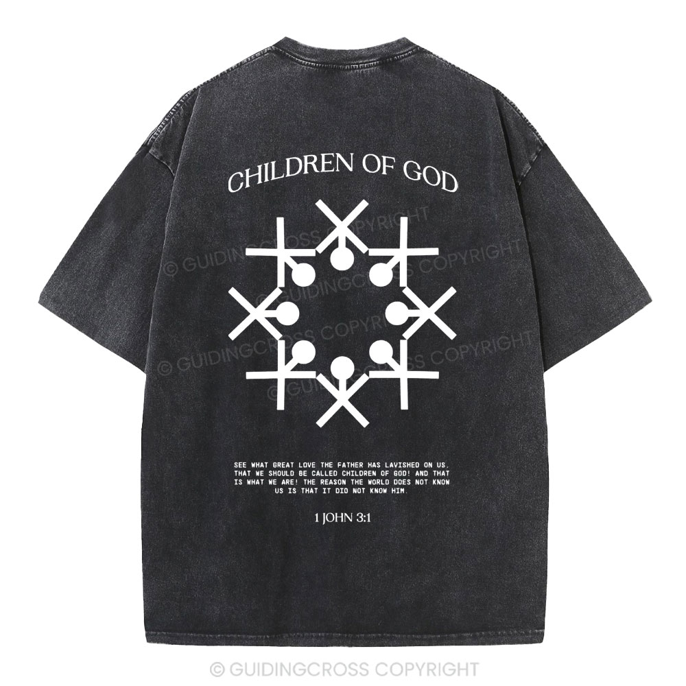 Child Of God Christian Washed T-Shirt