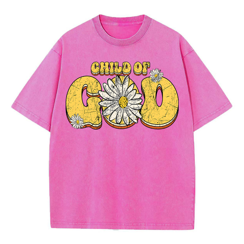 Child Of God Christian Washed T-Shirt