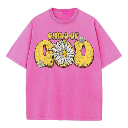 Child Of God Christian Washed T-Shirt