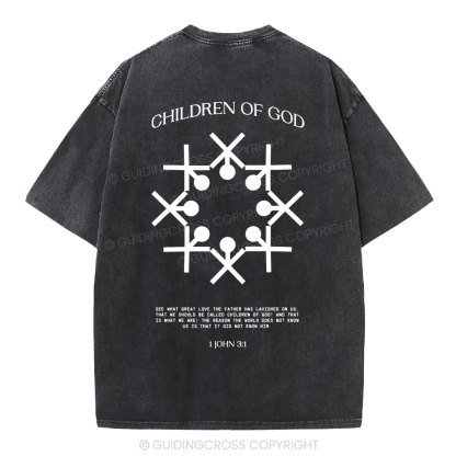 Child Of God Christian Washed T-Shirt
