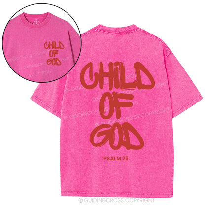 Child Of God Christian Washed T-Shirt