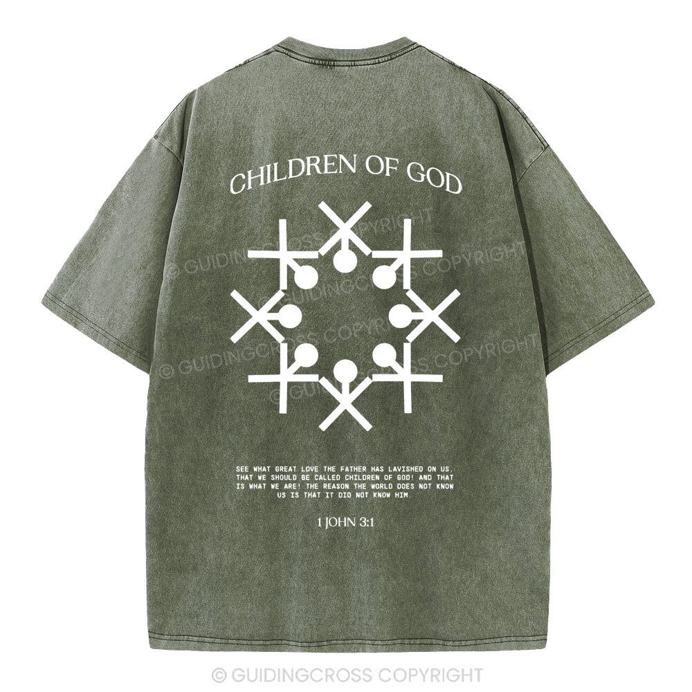 Child Of God Christian Washed T-Shirt