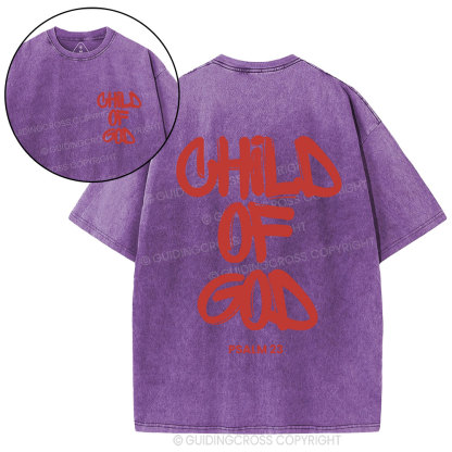 Child Of God Christian Washed T-Shirt