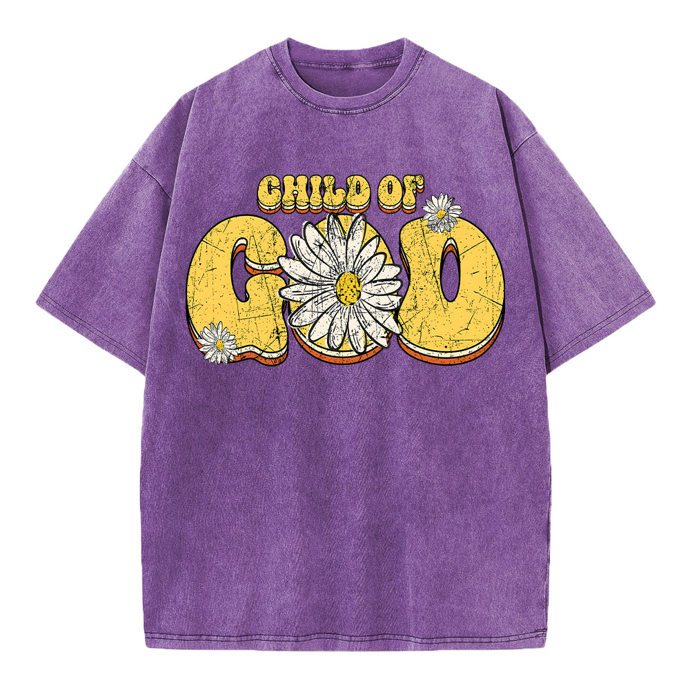 Child Of God Christian Washed T-Shirt