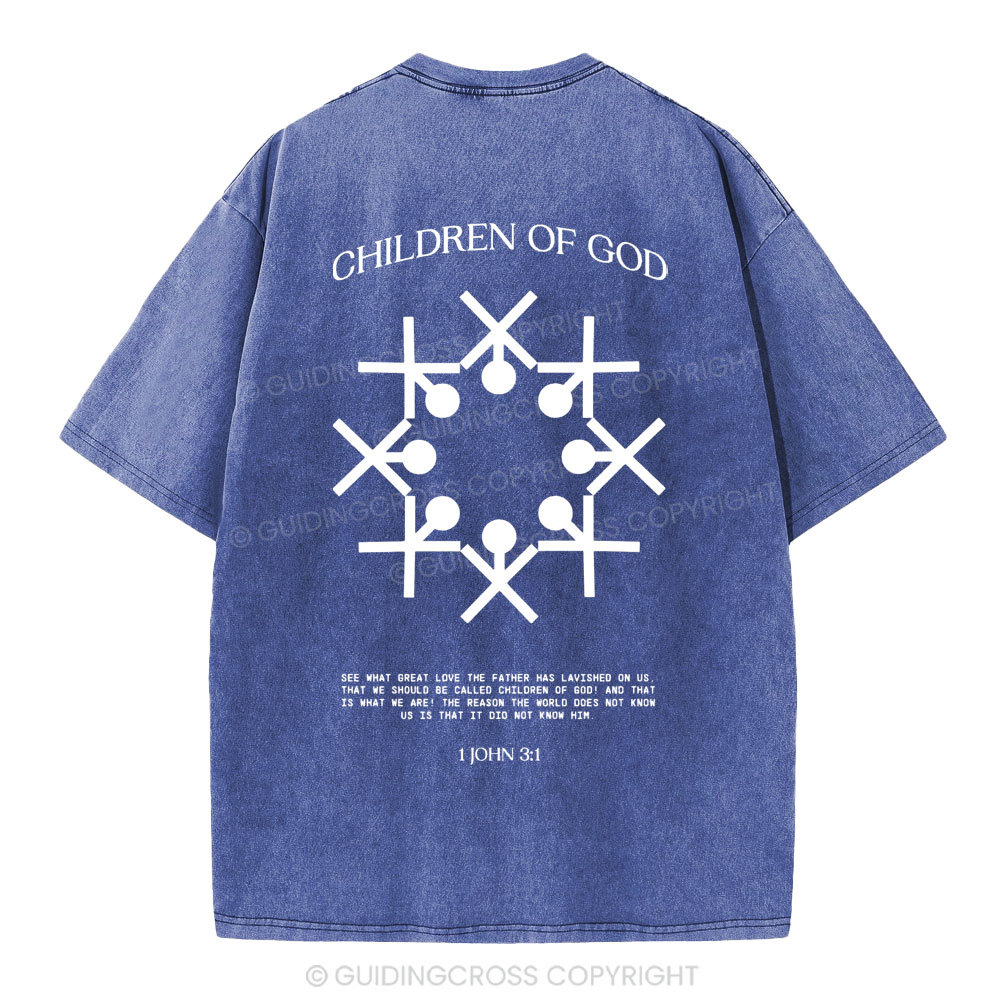 Child Of God Christian Washed T-Shirt