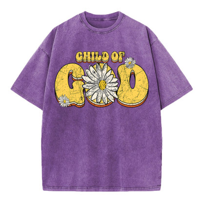 Child Of God Christian Washed T-Shirt