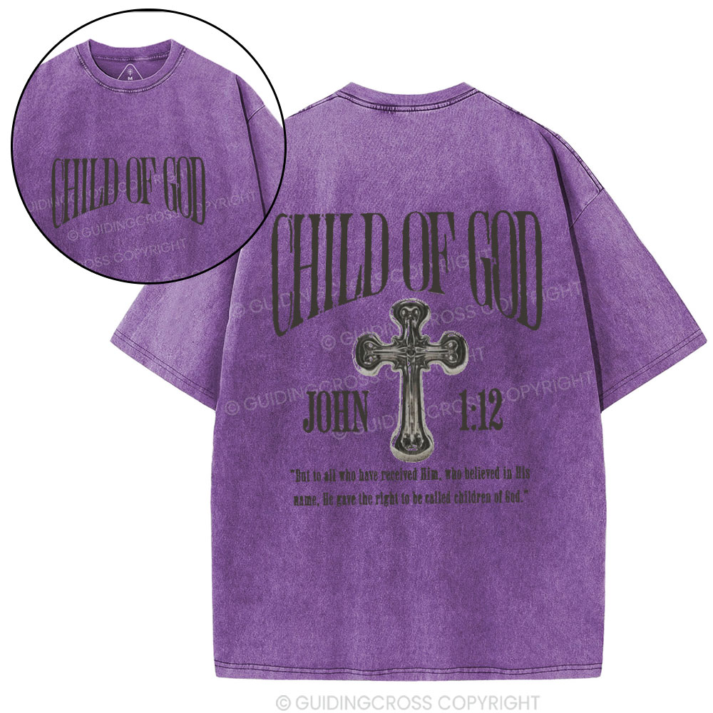 Child Of God Christian Washed T-Shirt