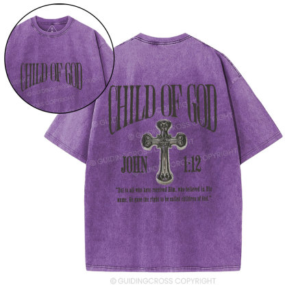Child Of God Christian Washed T-Shirt