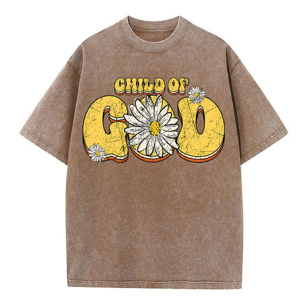 Child Of God Christian Washed T-Shirt