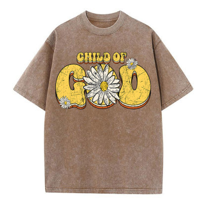 Child Of God Christian Washed T-Shirt