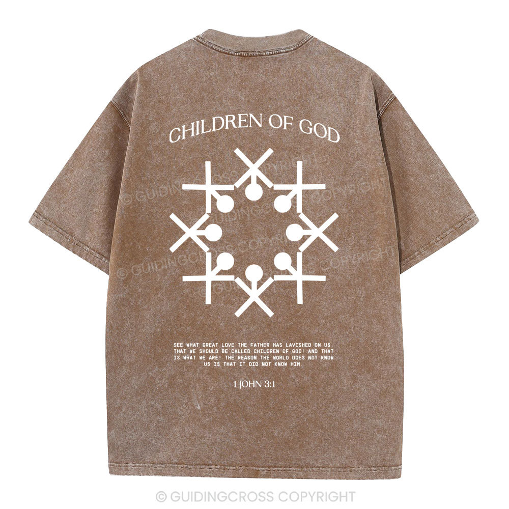 Child Of God Christian Washed T-Shirt
