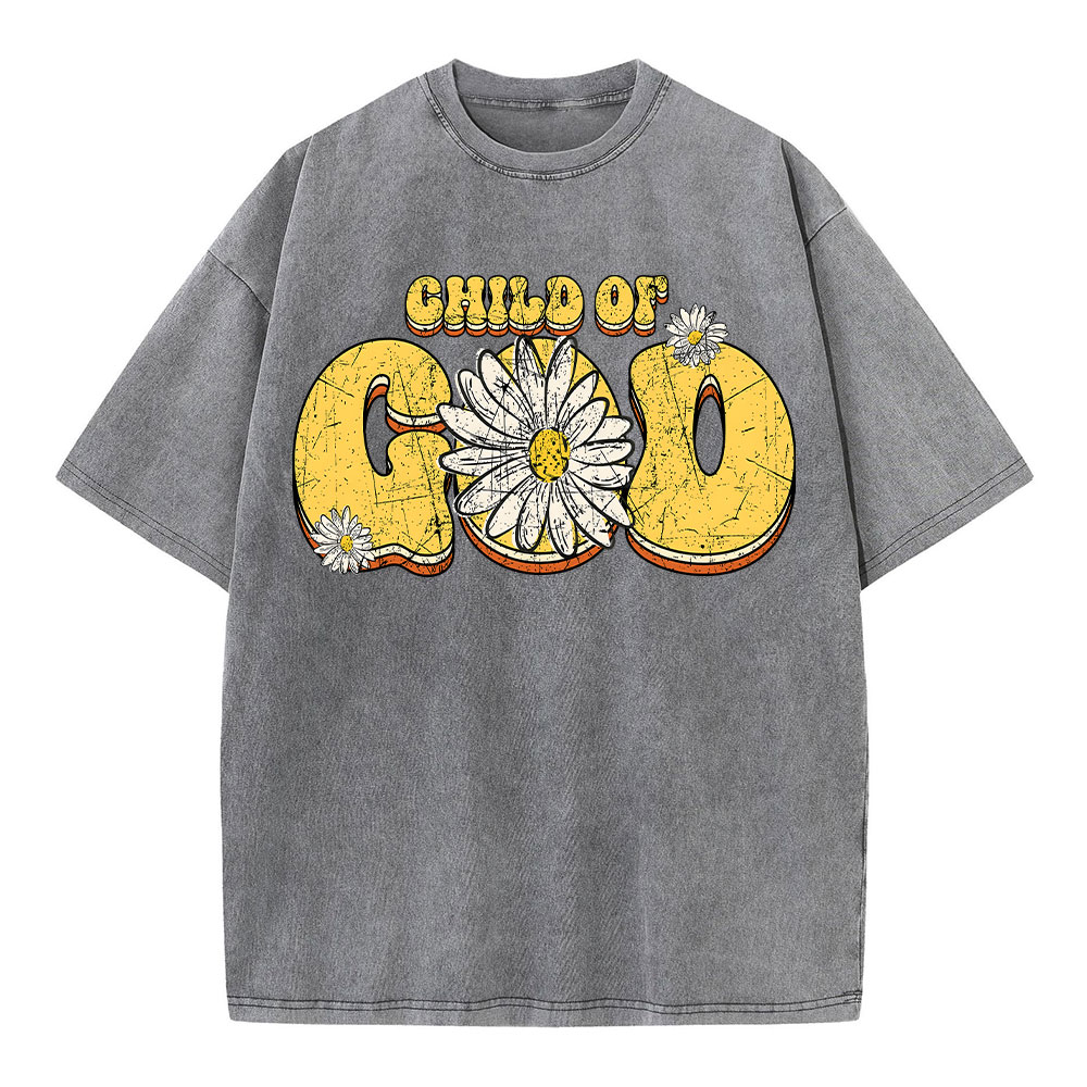 Child Of God Christian Washed T-Shirt