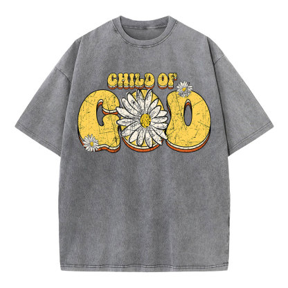Child Of God Christian Washed T-Shirt
