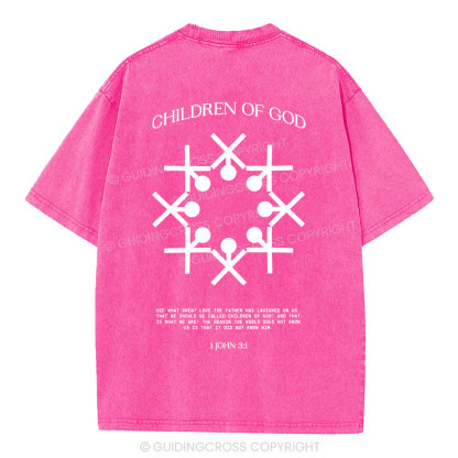 Child Of God Christian Washed T-Shirt