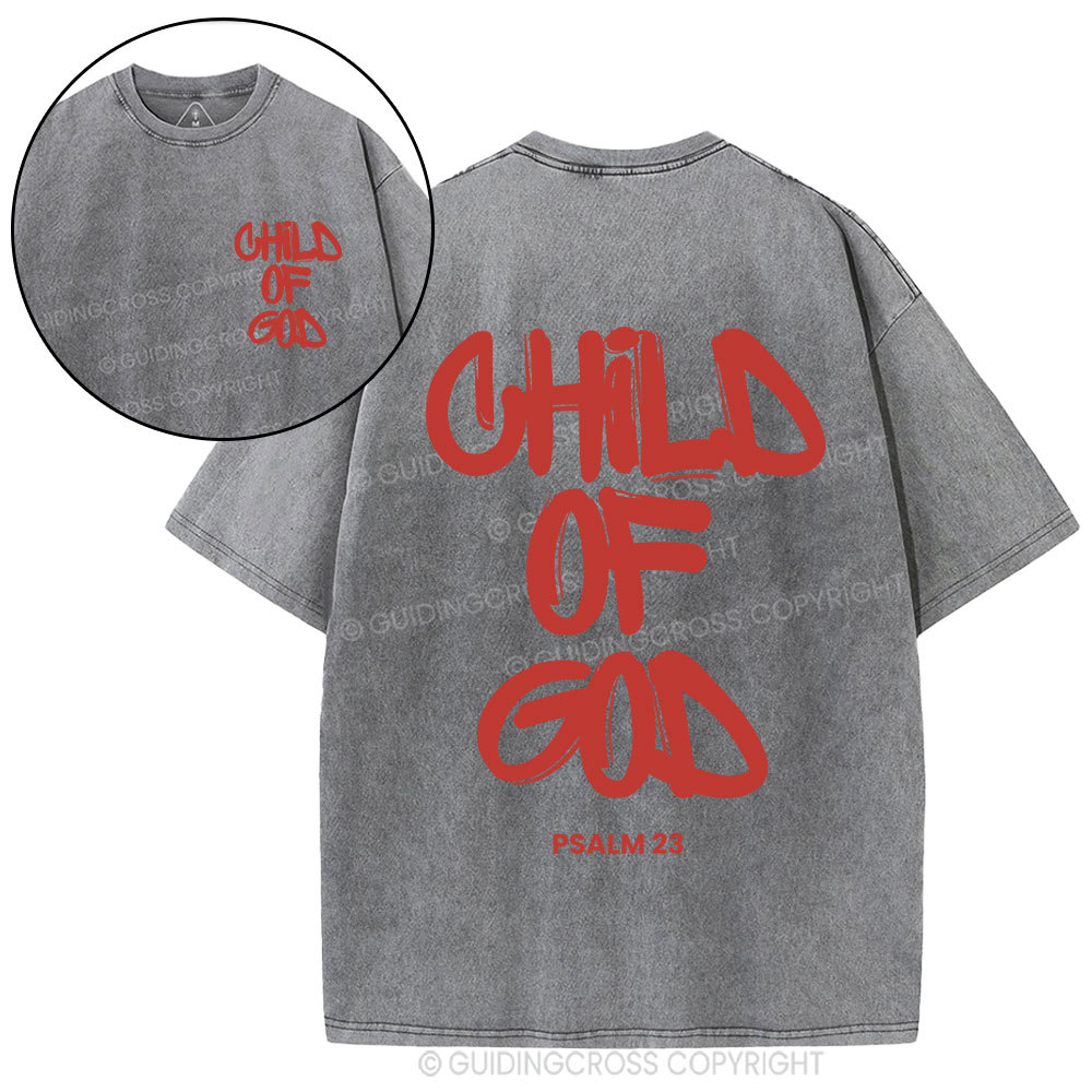 Child Of God Christian Washed T-Shirt