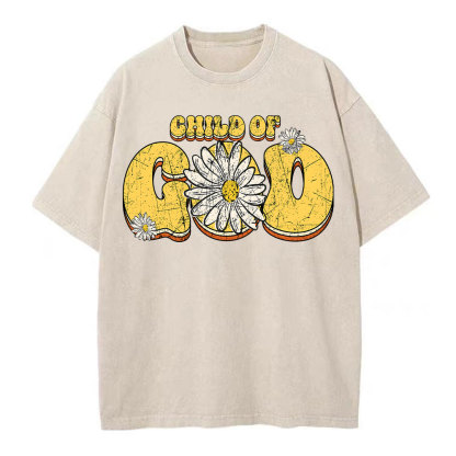Child Of God Christian Washed T-Shirt