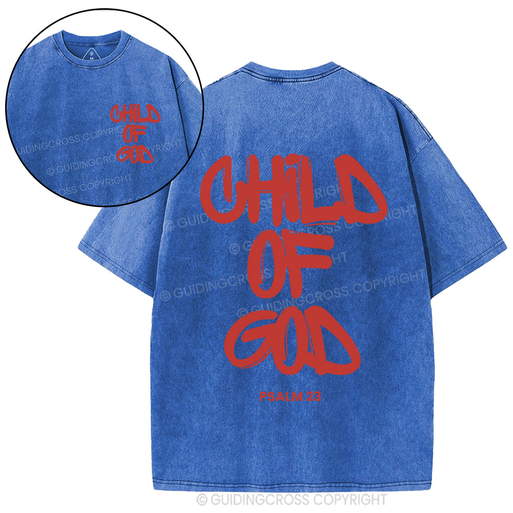 Child Of God Christian Washed T-Shirt