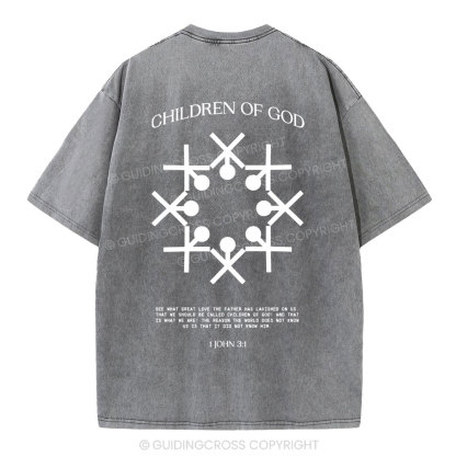 Child Of God Christian Washed T-Shirt
