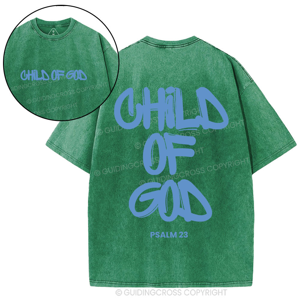 Child Of God Christian Washed T-Shirt