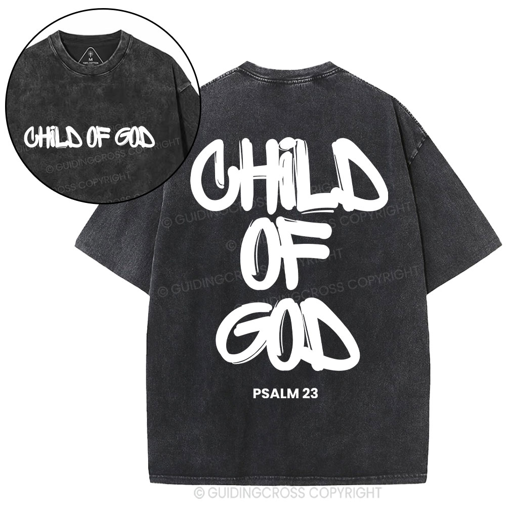 Child Of God  Christian Washed T-Shirt