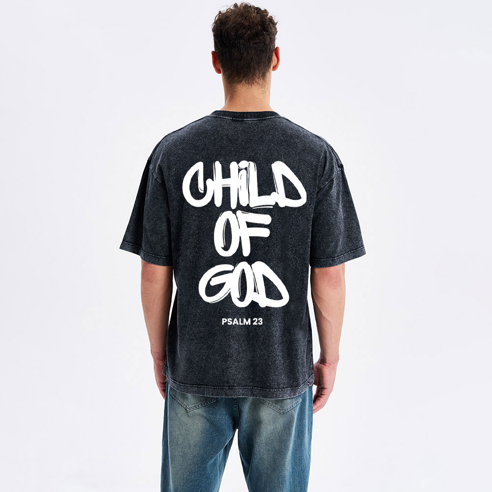 Child Of God  Christian Washed T-Shirt