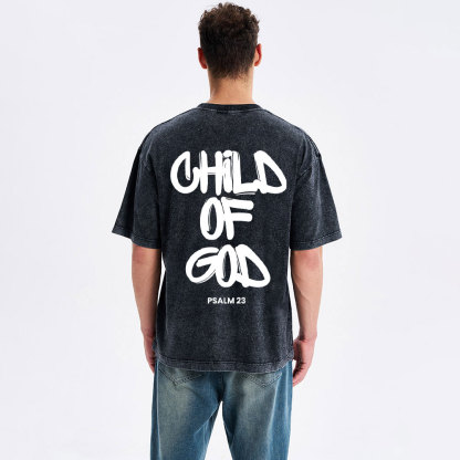 Child Of God  Christian Washed T-Shirt