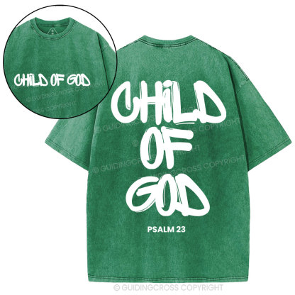 Child Of God  Christian Washed T-Shirt