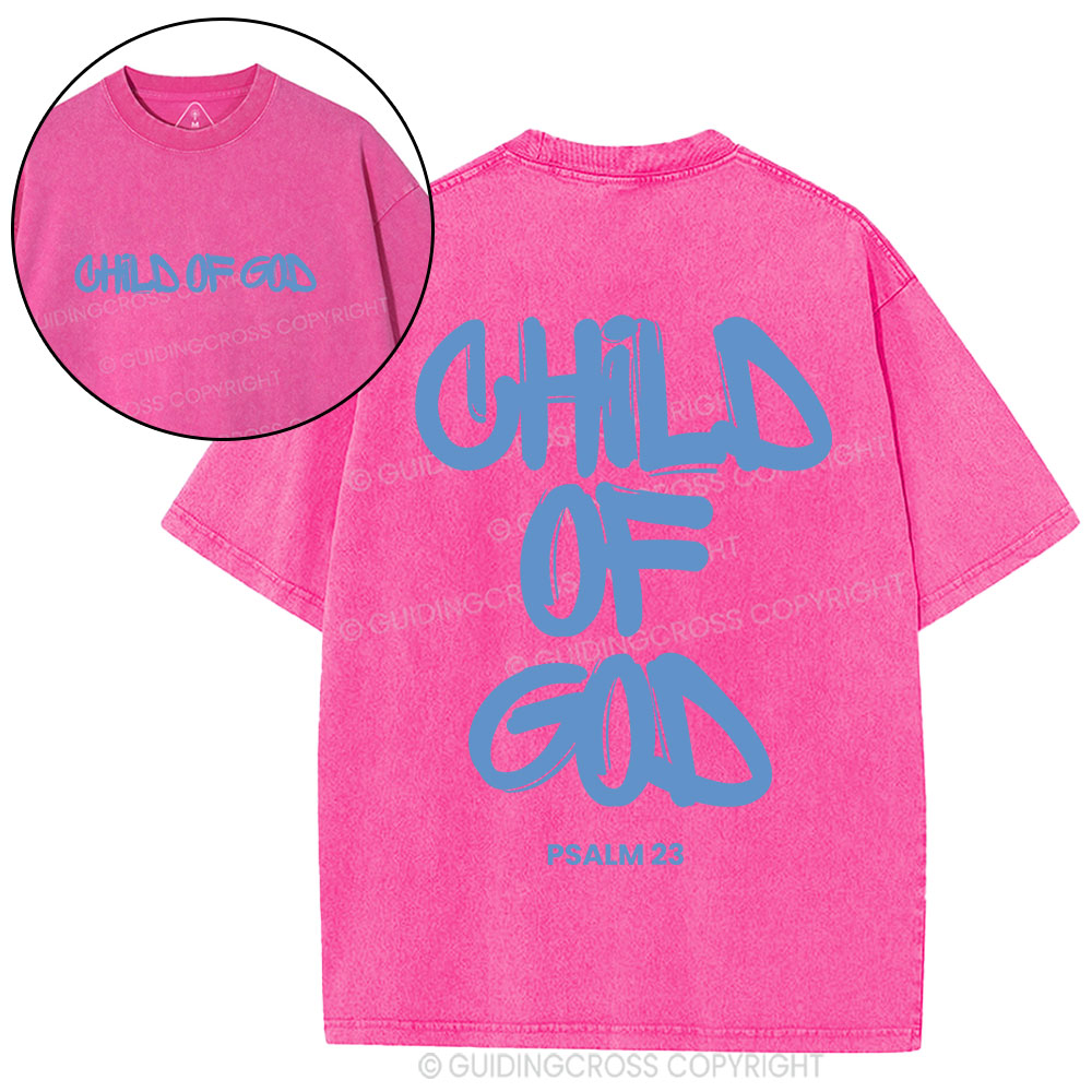 Child Of God Christian Washed T-Shirt