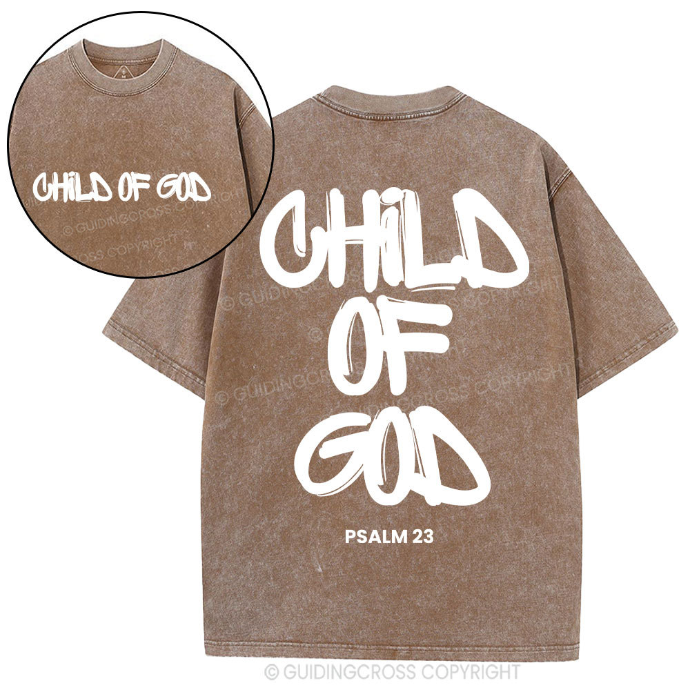 Child Of God  Christian Washed T-Shirt