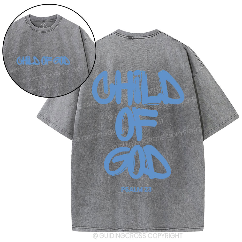 Child Of God Christian Washed T-Shirt