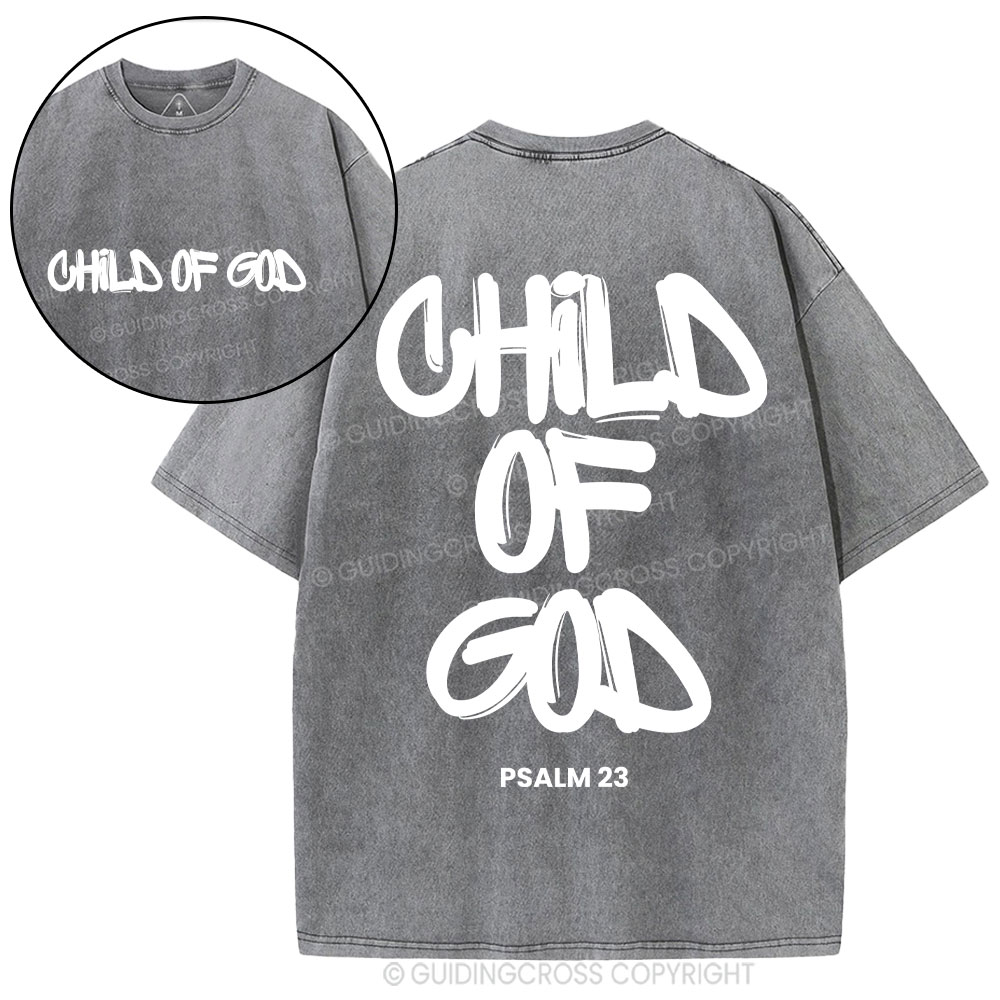 Child Of God  Christian Washed T-Shirt