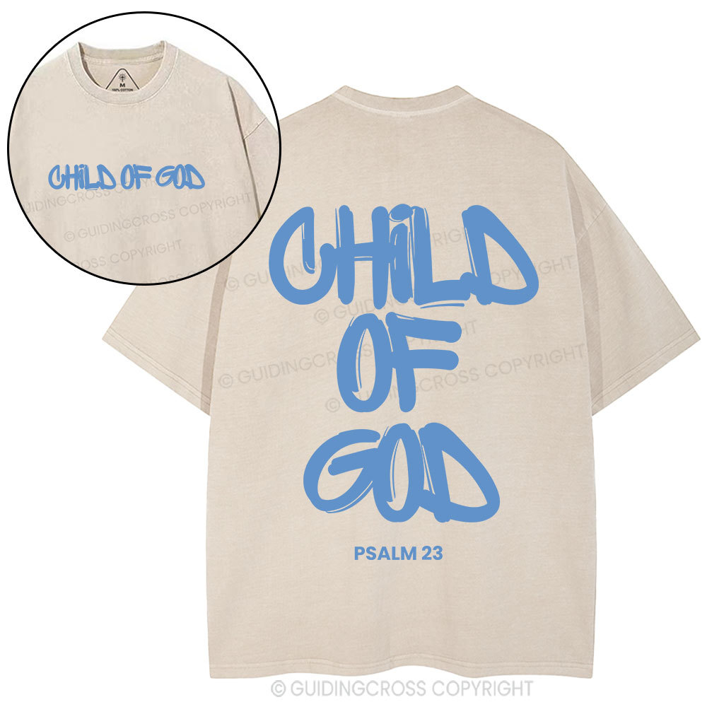 Child Of God Christian Washed T-Shirt