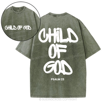 Child Of God  Christian Washed T-Shirt