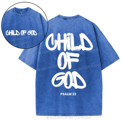Child Of God  Christian Washed T-Shirt