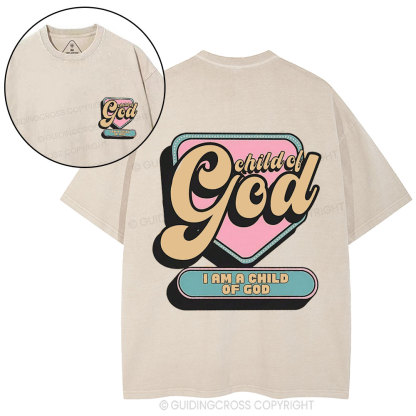 Child Of God Christian Washed T-Shirt